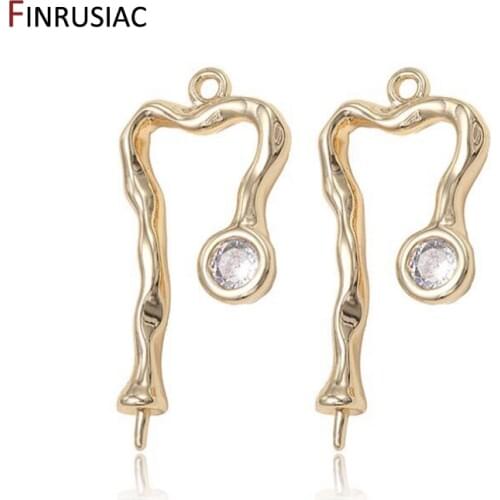 Pearl Mounting Base Pendant with 14k gold plated, Pendant Components For DIY Making Earrings Accessories