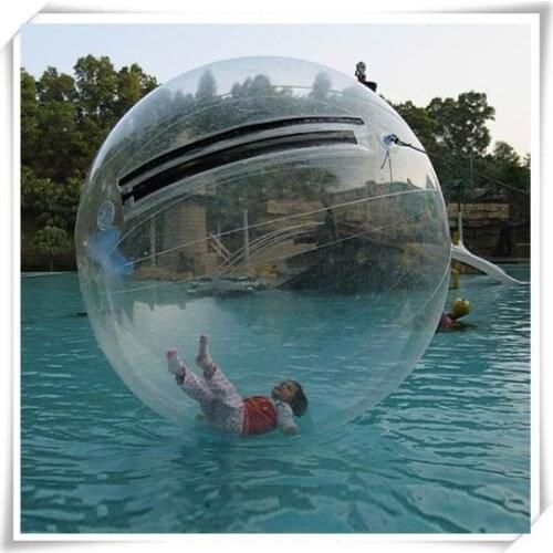 1.5M/2M Water Park Walking Ball Inflatable Human Inside Dacing Balloon Zorb Hamster Balloon Running Water Bubble Ball Roll Wheel