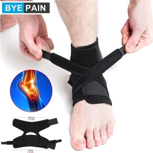 1Pcs Ankle Support Brace,Elasticity Free Adjustment Protection Ankle Wrap Foot Bandage,Sprain Prevention Sport Fitness Guard