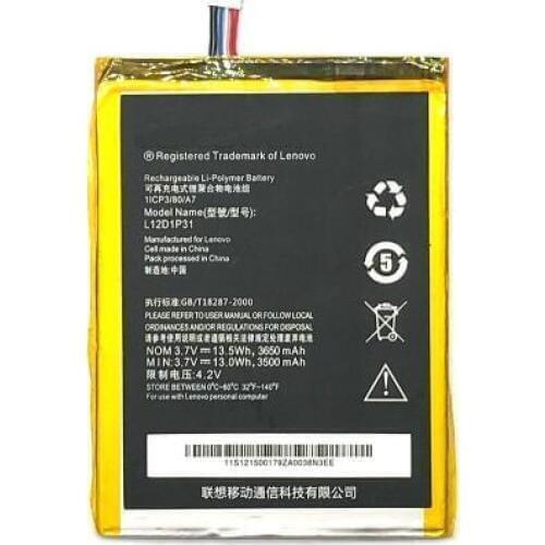 10pcs/lot L12D1P31 L12T1P33 3500mAh Li-ion Battery for Lenovo A3300-T A3000-H A1000-T/L A5000-E