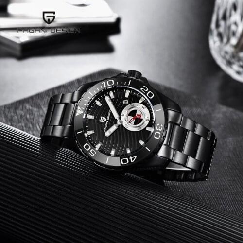 Pagani Design 2021 New Top Brand Men' Mechanical Business Watches Night Light Pointer Stainless Steel Waterproof Automatic Watch