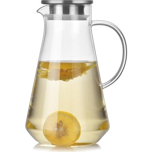 Transparentheat-resistant glass kettle，Large capacity open flame heating teapot，Stainless steel sealing cap ，kitchen supplies