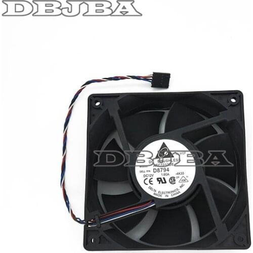 For Dell Y4574 NN495 D8794 YK550 Optiplex 210L 320 360 330 520 620 740 745 755 760 case Fan PV123812DSPF AFC1212DE 120*120*38MM