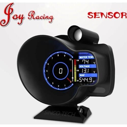 10000rpm 3.5“ Rally Gauge Sensor Sinco Tech Dash Boost Oil Pressure Exhaust Temperature digital LCD Screen Display Gauge