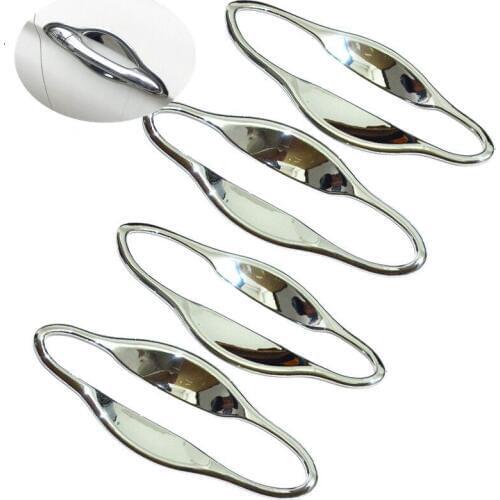 FUNDUOO For Hyundai Sonata i45 2011 2012 2013 2014 New Chrome Car Door Handle Cup Bowl Cover Trim Sticker Free Shipping