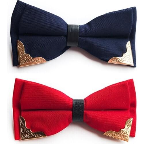14 Style British Style Embroider Bow Tie Fashion Mens Tuxedo Adjustable Bowtie for Men Formal Wedding Party