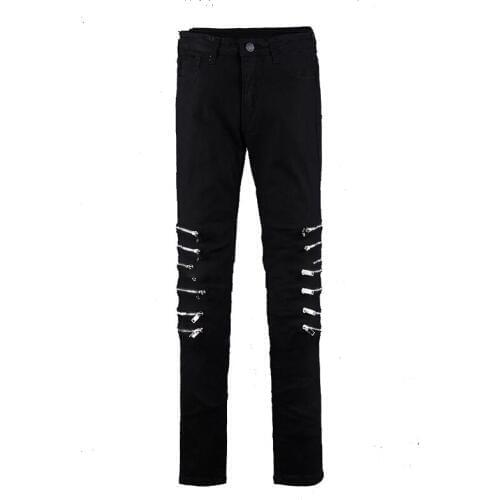 IKKB Men Skinny Jeans