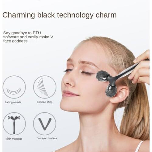 Mini Facial Massage Roller Beauty V Artifact 3d Jade Eye Neck Facial Lifting Massage Face-lifting Artifact