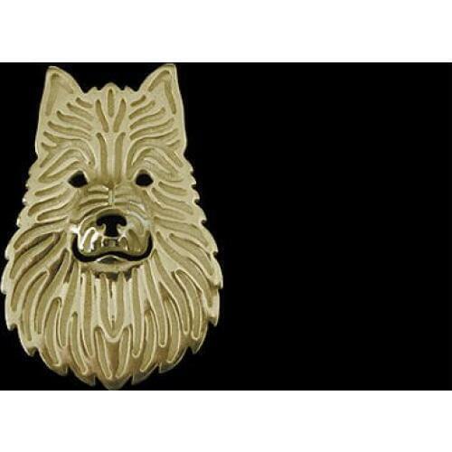 Trendy personalized Australian Terrier vintage brooches plated silver plated men brooches fashion jewelry hand of king
