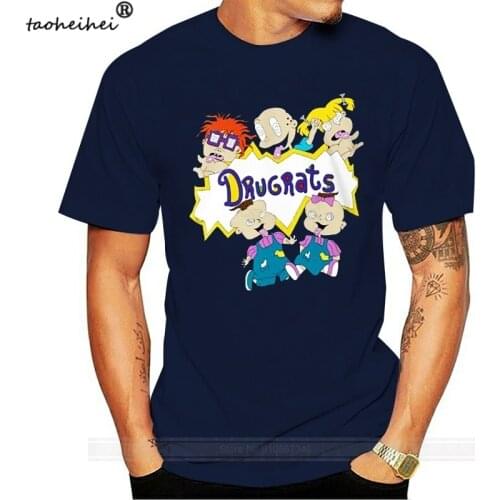 Drugrats T shirt rugrat chuckie angelica kimi lillian lil suzie male brand teeshirt men summer cotton t shirt