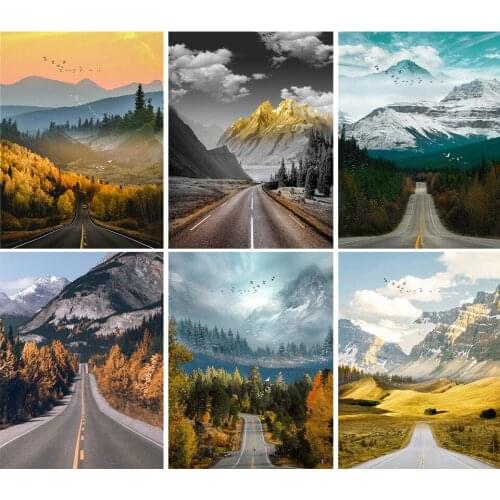 5D DIY full square diamond painting landscape picture diamond embroidery rhinestone cross stitch kit mosaic home decoration gift