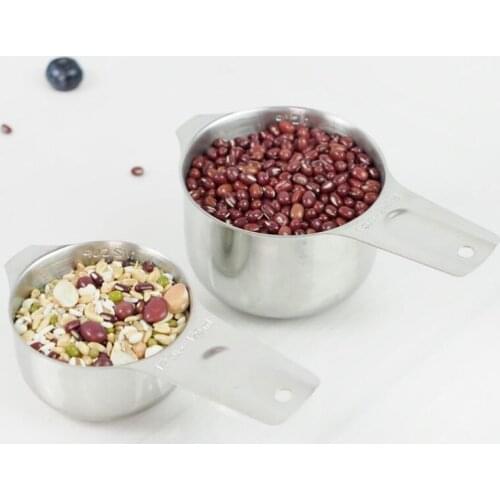 7-Piece American 304 Stainless Steel Measuring Spoon Engraving Double Unit Kitchen Liquid Powder Special Cooking Seasoning Spoon