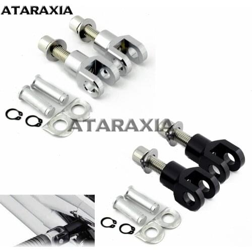 Motorcycle Foot Pegs Set Footrest Clevis Mount Hardware Footpeg Support Mount for Harley Softail Honda Yamaha Suzuki Universal