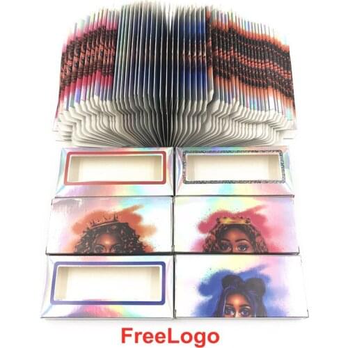 NEW butterfly holographic Eyelashes Packaging Soft Paper Lash Box free logo for 25MM Mink Lashes 3D mink lash makeup empty