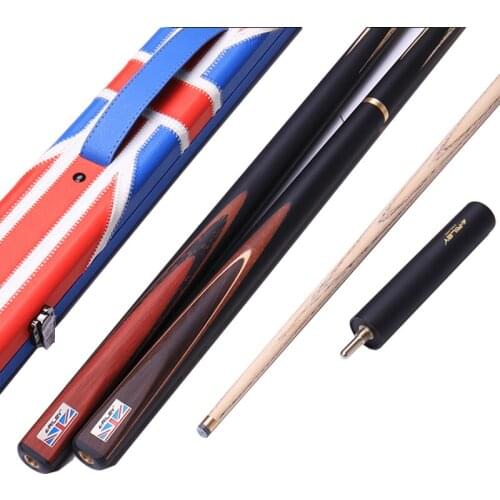 Original RILEY RES301 RES200 High-end Handmade 9.5mm One Piece Billiard Snooker Stick Cue with Case Extension England