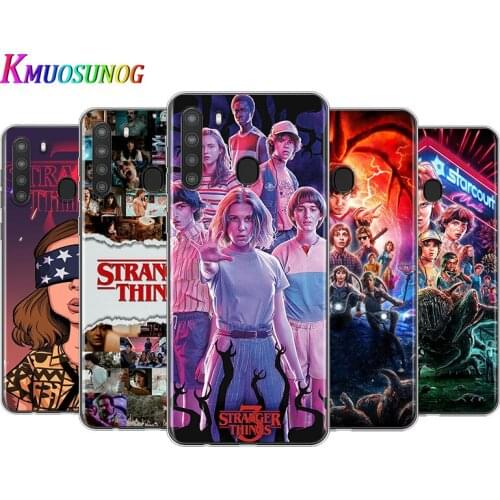 Stranger Things For Samsung A90 A80 A70 A70S A60 A50 A40S A30 A20 A10S A10E A10 A2 Core Transparent Phone Case