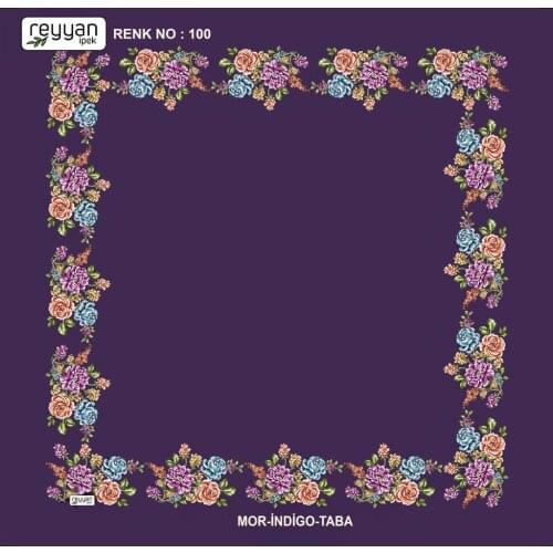 REYYAN SILK OYALIK WRITING (NEW QUALITY)-12967 - RENK-100