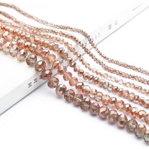 Glass Crystal Beads Loose Spacer Beads For Jewelry Making DIY Bracelet Earrings 2/3/4/6/8/10mm