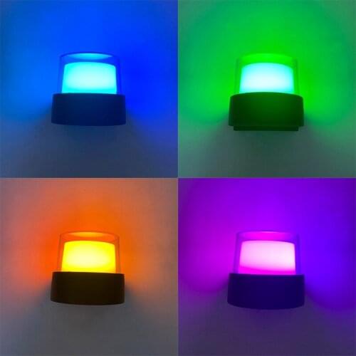 LED Personality Round Outdoor Wall Lamp Living Room Bedroom Study Aisle Off-street Wall Light