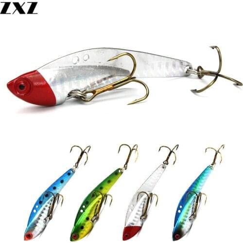 Fishing Lures Sinking Minnow Spoon Vib Fishing Lure 7.5cm 25g Metal Hard Baits Artificial Spinner Bait Swimbait Fishing Tackle