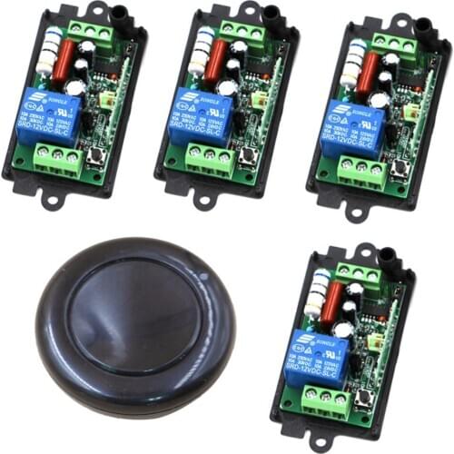 High Quality AC220V 110V 1CH RF Wireless Remote Control Switch System ON/OFF 220V Relays Receiver Remote Control Transmitter