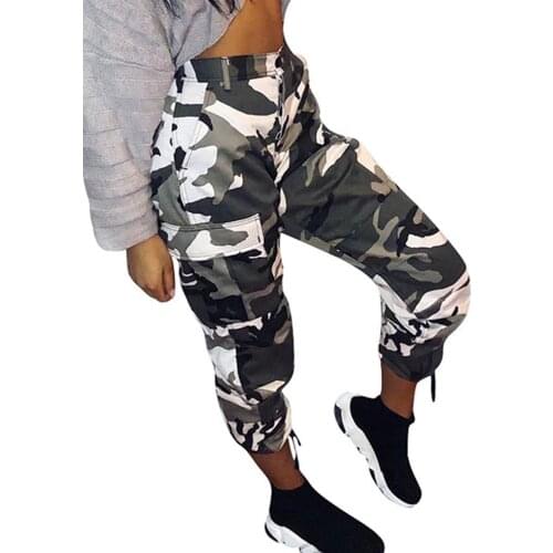 Женские камуфляжные брюки WHooHoo China At AliExpress