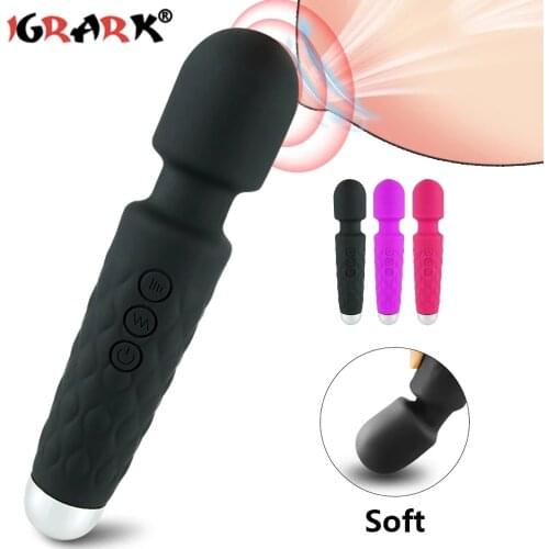 Powerful Dildo Vibrator Magic Wand Sex Toys For Women Adults 18 Female Masturbator Clitoris Stimulator Body Massger Erotic Goods