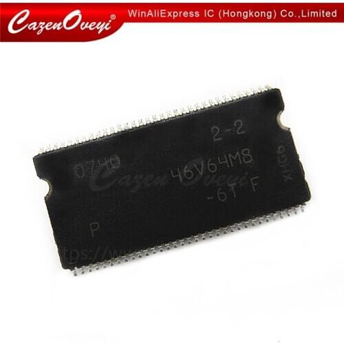 1pcs/lot MT46V64M8P-6TIT MT46V64 46V64M8-6TIT 46V64M8-6T 46V64M8 TSOP-66 In Stock
