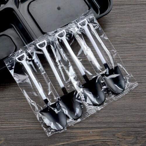 10Pcs Ice Cream Scoops Cake Cupcake Spoons Healthy Sanitary Package Party Supply Dessert Tools