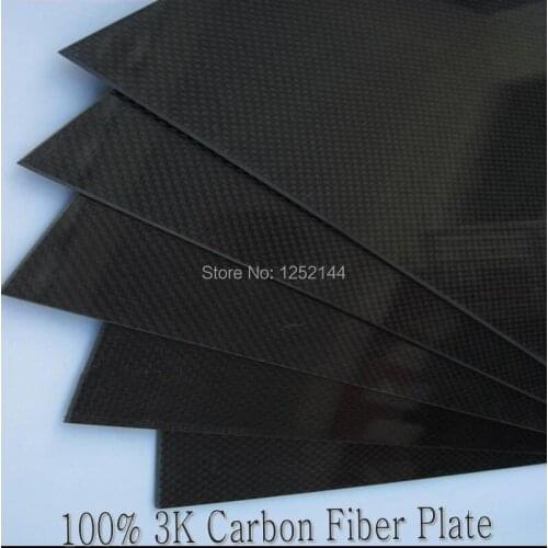 100% 3k 3mmx200mmx300mm Carbon Fiber Plate/sheet /board/ different weave for car airplane quadcopter multicopter free shipping