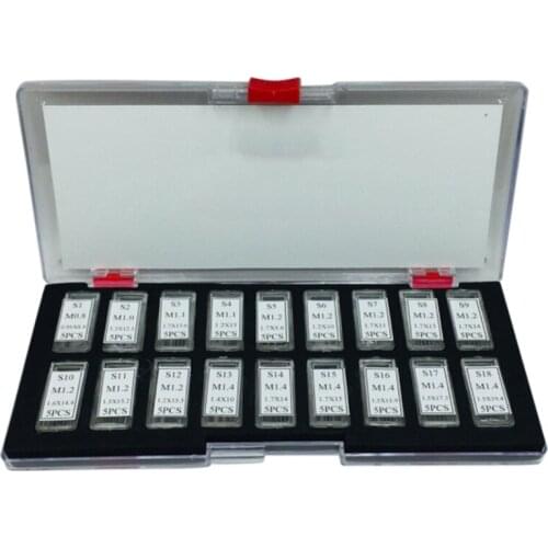 90 Pcs/Set Generic Screw Pins Links Watch Band Bracelet Strap Replacement Screws for Rlx Watch Band Repair Tool Parts