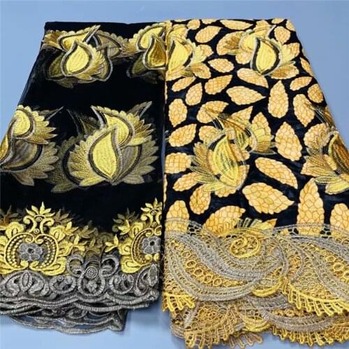 African bazin riche fabric with brode Latest fashion embroidery bazin lace fabric with net lace 7 yards 4L062801