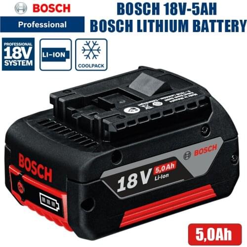 Bosch 18V battery 2.0AH/3.0AH//4.0AH/5.0AH lithium battery Bosch electric drill electric wrench 18V power tool universal