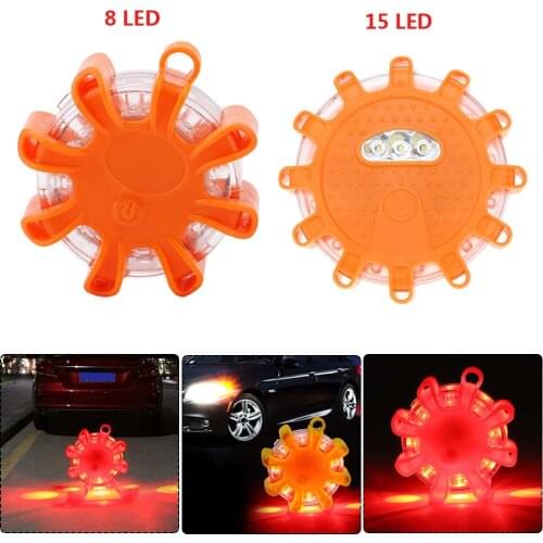 Car Emergency Lights Road Flares Warning LED Night Lights Help Flash Car Beacon Light Magnetic Camping Light Police Road Light