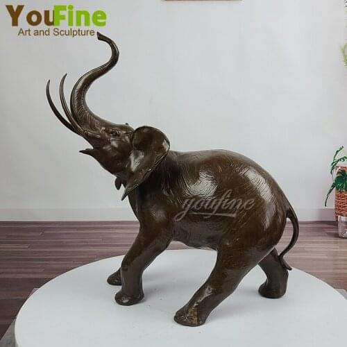 Bronze Elephant Statue Bronze Animal Sculpture Bronze Elephant Statue Casting Elephants Animals Modern Home Art Office Decor