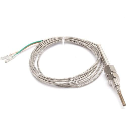 1/8 NPT M10 Exhaust gas temperature Sensor Car Gauge 200 TO 1200℃ Temp Stainless Steel Metal Probe Auto Accessories