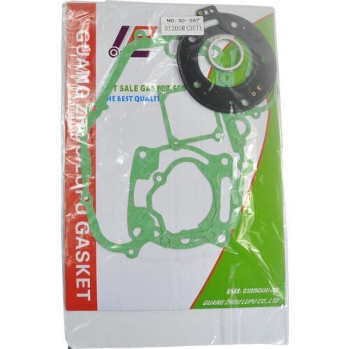 For Yamaha DT200R 3ET Motorcycle Full Engine Rebuilding Kits Motor Bike Cylinder Crankcase Cover Top End Complete Gasket Set
