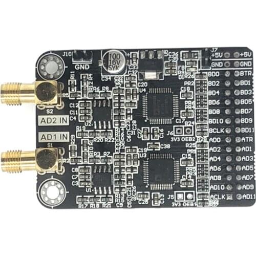 Dual High Speed AD Module AD9226 Parallel 12-Bit AD 65M Data Acquisition FPGA Development Board