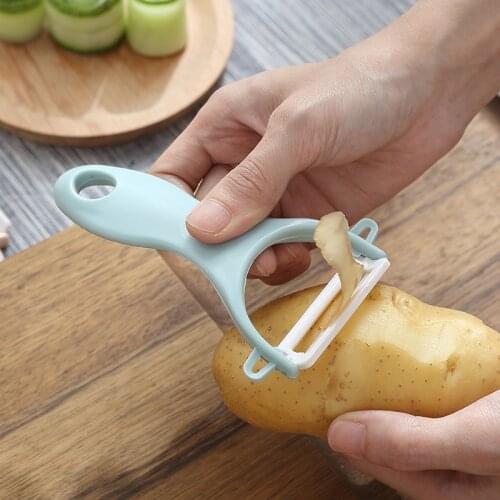 Ceramic Fruit Vegetable Peeler Dual Use Kitchen Gadgets Potato Carrot Vegetable Cutter Grater Zesters Kitchen Tools