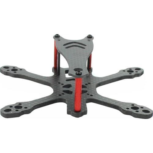 98mm Wheelbase 3mm Arm 2 Inch 3K Carbon Fiber Frame Kit for RC Race Drone FPV Racing Quadcopter Aircraft Accessories
