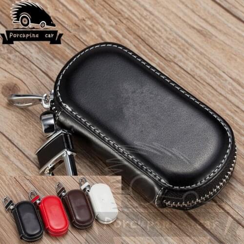 Leather Car Key Bag Car Key Case Key Cover Car Key Shell For BMW Mercedes Audi VW KIA TOYOTA Chevrolet Buick Honda Opel Hyundai