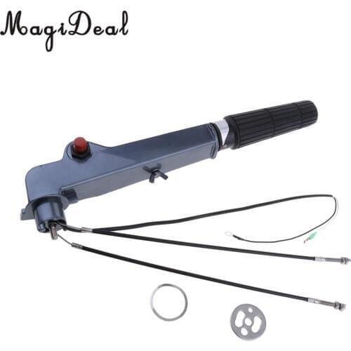 MagiDeal Marine Boat Outboard Steering Arm Tiller Handle for Yamaha 15HP 18HP Water Sport Rowing Flatable Canoe Kayak Dinghy
