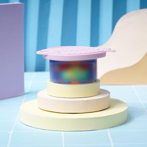 Reusable Pet colorful Food Can Cover Silicone Dogs Cats Spoon Tin Cap Lid Seal Cover Pet Supplies Fopr Dogs