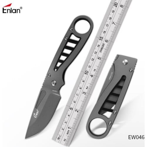 ENLAN Folding Knife Tactical Camping Survival knife Pocket Hunting knives 8cr13mov Blade 420 Handle Outdoor Tool Dropshipping