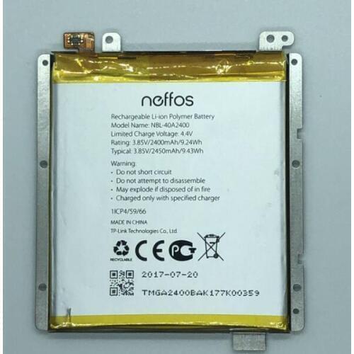 GeLar 2400mAh NBL-40A2400 Replacement Battery for TP-link Neffos Y5s TP804A TP804C Rechargeable Bateries Bateria