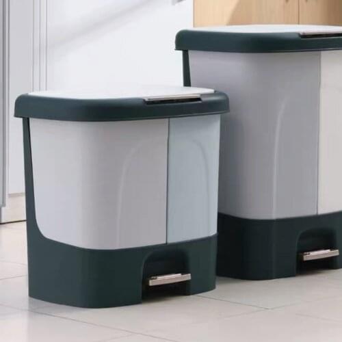 Garbage Sorting авоська Trash Can Household Try Wet Separation Foot-Operated Toilet Office Kitchen Foot Large With Lid
