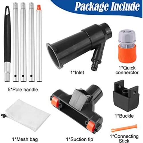 EU Standard Swimming Pool Vacuum Cleaner Cleaning Tool Set Suction Head Pond Fountain Swimming Pool Vacuum Cleaner