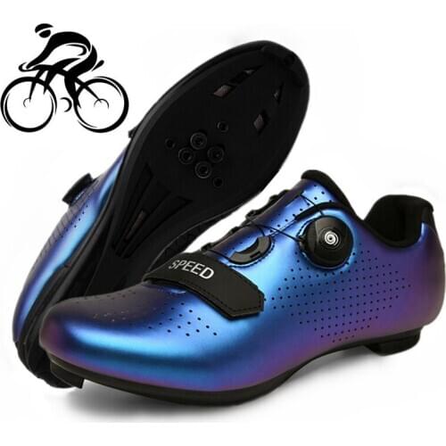 2020 New Ultralight Self-Locking Cycling Shoes Youth Men Professional Racing Road Bike Flat Bicycle Women Sneakers Unisex