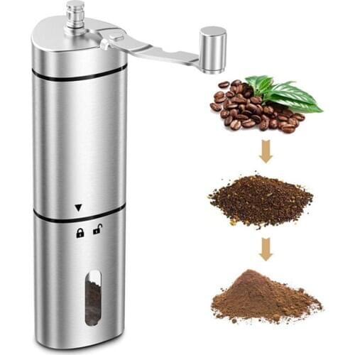 Stainless Steel Triangle Kitchen Manual Hand Crank Bean Mill Coffee Grinder Manual Coffee Grinders