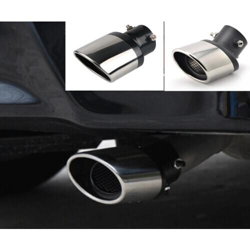 Universal Car Exhaust Muffler Car Tail for corolla 2011 audi q5 bmw e36 h7 mini cooper hyundai terracan opel mokka mazda 6 2006